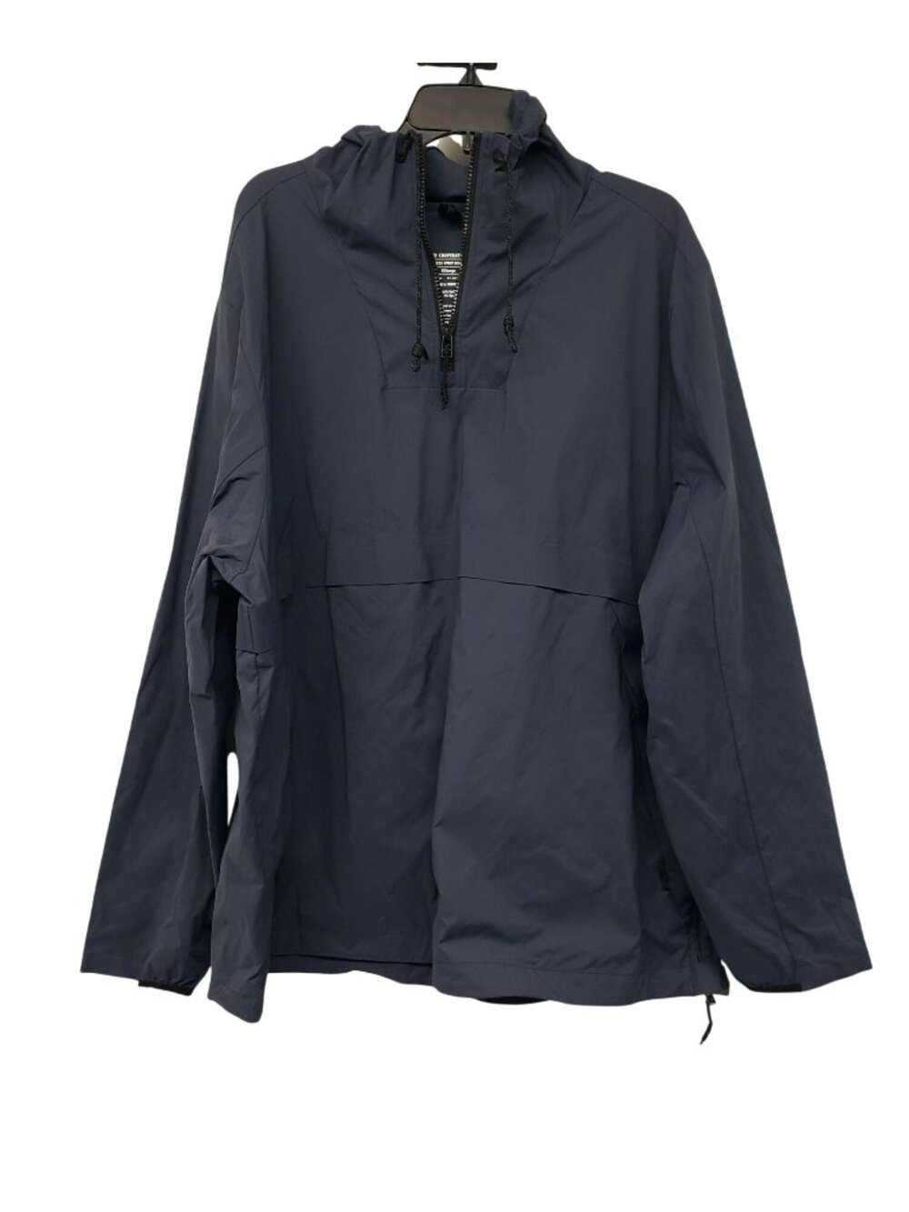 REI Co-op Jacket Mens XXL Blue Hooded Anorak Pullover Windbreaker Lightweight